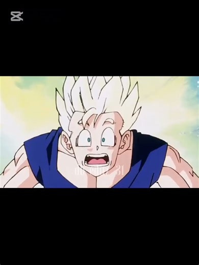 goten goes ssj first time #dragonball #goten #gohan #keşfet