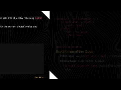 How to Skip Duplicates in an Array of Objects in JavaScript