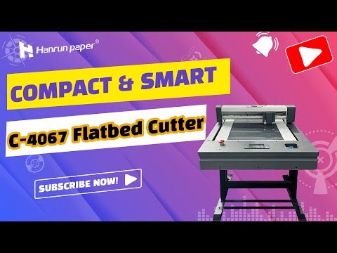 Compact & Smart: Meet the C-4067 Flatbed Cutter