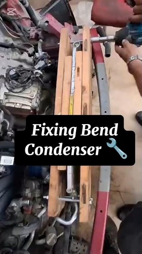 air conditioning #Ac condenser fin straightener #repair