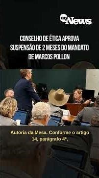 The Ethics Committee approved the suspension of Marcos Pollon's mandate for two months.