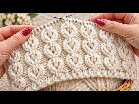 Wow! 🎯🎯🎯 The Easiest and Fastest Knitting Stitch Ever! So Beautiful!
