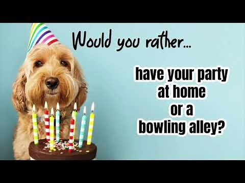 Would You Rather Birthday Party Game