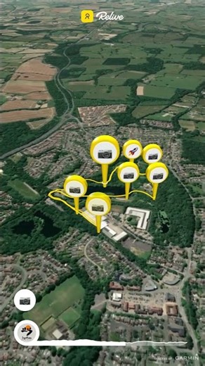 Horsham #parkrun winter route plot #5k #running