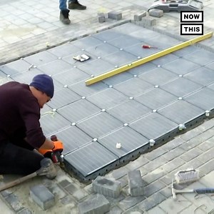 2.3M views · 4.2K reactions | You can generate solar energy from the sidewalk or driveway with these durable solar panels ☀️ | NowThis Earth | Facebook