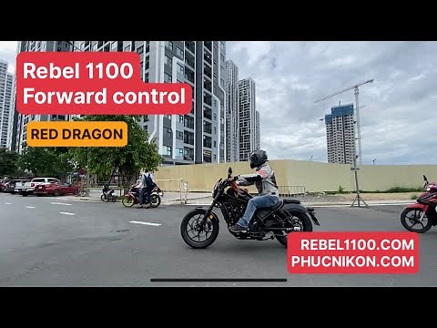 Honda Rebel 1100 forward control - Red Dragon kit