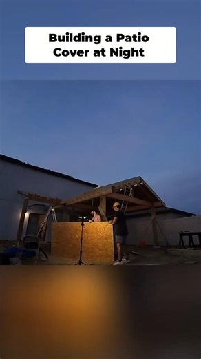 Night Builds: Turning Dreams Into Reality Under the Stars! #shorts