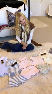 Spring is here and so is my new Rachel Zoe Baby Collection! 💐 This chic and cozy new line was created to mix and match as all the pieces easily style together! There are so many delicate details and adorable accessories and I cannot wait to see how you style your little one in this collection available at various retailers! There is nothing I love more than styling babies!! 💕 | Rachel Zoe