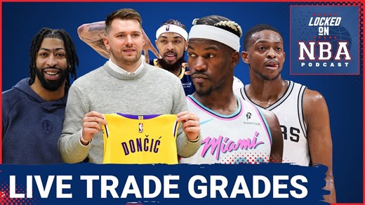 NBA TRADES: Luka & Mark Williams to Lakers, Jimmy Butler to Warriors, Brandon Ingram to Raptors