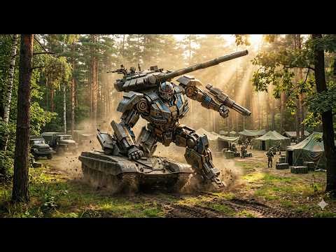 Tank Transformation Into Robot in Military Camp | Ultra Realistic CGI