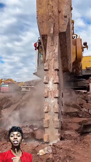 🔥The process of rock excavation😱🔥 #excavation #process #fbreelsvideo #excavator | All Types VDO