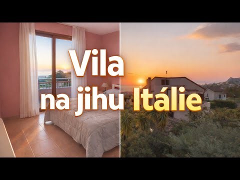 Vila u moře v Itálii | Nemovitost na jihu Itálie | Dům pro bydlení i odpočinek 