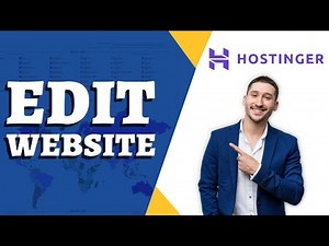 How to Edit Websites in Hostinger 2025?