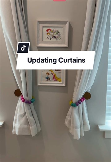 Easy DIY Curtain Tie Backs for Shorter Curtains