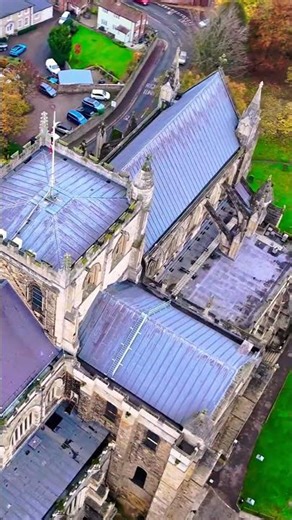 Ripon Cathedral from Above with DJI