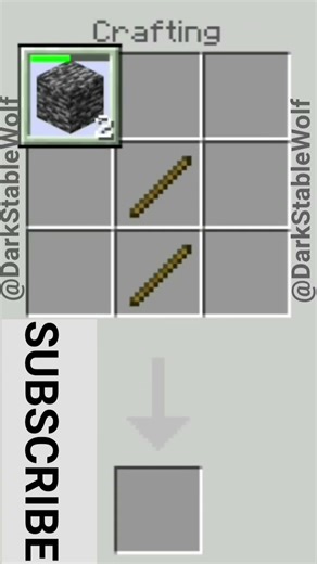 Crafting Bedrock Pickaxe In Minecraft