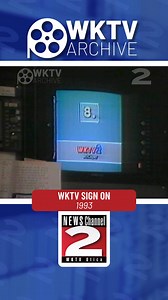 THROWBACK THURSDAY || Due to popular request, we are sharing WKTV's analog sign on and sign off from the 1990s. This Thursday, we are showing the sign on from 1993. Stay tuned next week for the sign off, which includes the requested space shuttle video! | WKTV NEWSChannel 2
