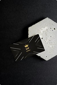 VIP Access Card – Luxury Gold & Black Design, Editable Canva Template, Exclusive Member Pass