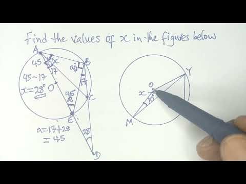 Many Circle Geometry Questions Solved || Many Circle Theorems Applied