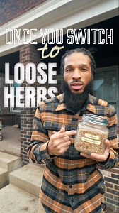 Once you get down with loose herbs, you won’t go back to tea bags. You choose the dose. You choose the blend. You taste the difference. Check my comment for high-quality loose herbs. 🍃 | Brandon Ahmaud