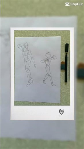 Effect on my traditional draw human_shape sketchbook