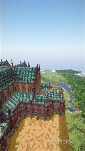 Salisbury Cathedral in minecraft #viral #minecraftgameplay