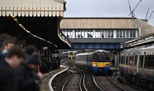 Clapham Junction: Aerial views show station in London