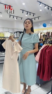 Đầm xanh best seller lên form đẹp xuất sắc! #gumac #tetnaycogu #thoitranghanhphuc | GUMAC