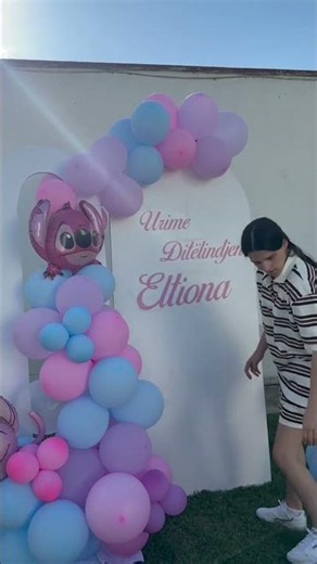 Stitch Birthday Decoration 🎉 | Putting Up “Happy Birthday” Letters ✨