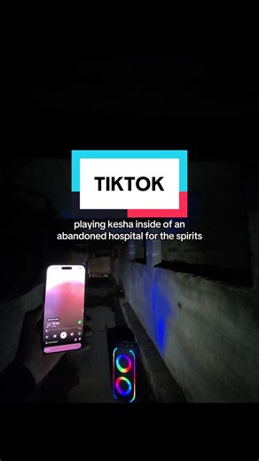 playing kesha inside of a real haunted scary “abandoned looking” hospital for the spirits! comment what song i should play next 🤝 #haunted #paranormal