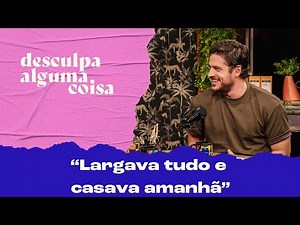 Marco Pigossi conta bastidores de pedido de casamento na praia: 'Chorava muito'