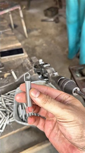 This Steel Spring Ends With Hooks! ⚙️ #shorts