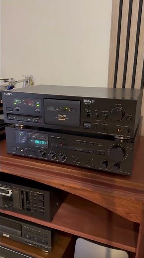 Denon DRA-350 Stereo Receiver & Sony TC-K611S Cassette Deck #hifivintage #audioequipment