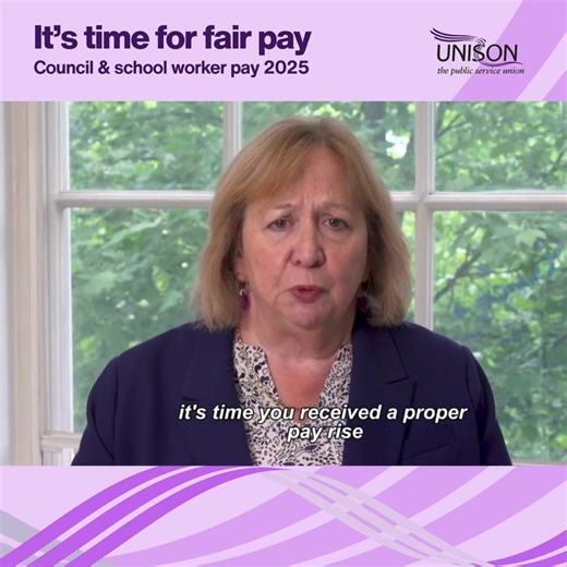 3.2K views · 54 reactions | “It's time you received a proper pay rise that reflects the work you do.” UNISON general secretary Christina McAnea urges all members working in councils and schools to vote now on pay. ❌ Vote reject ❓Find out more: https://unsn.uk/3Z84mto | UNISON | Facebook