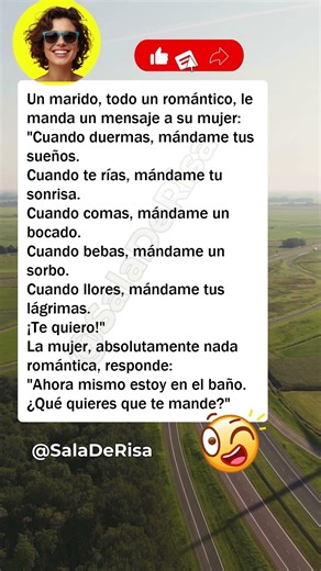 💬 El mensaje más romántico #chistes #bromas #comedia #risas #divertido #humor #españa