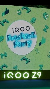 🎉 Unveiling the #iQOOZ9 in style at the #iQOOFresherZParty 🚀 Get ready to experience the ultimate blend of Style , Performance and GenZ vibes as iQOO takes the smartphone world by storm! 📱💥 Launching on 12th March , #Amazonspecials | iQOO