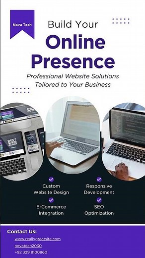 Build Your Online Presence | Professional Website Development by NOVA TECH