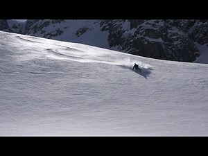 Col de la Floria Aiguilles Rouges Chamonix Mont Blanc ski de randonnée pente raide montagne