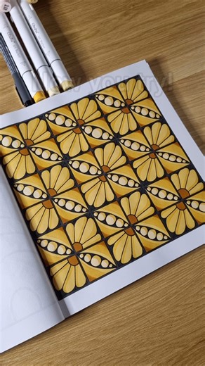 Cute Zendoodle Idea for Beginners with Zendoodle Templates Book ✨️