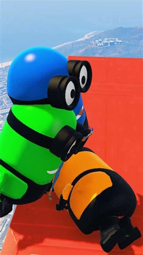 GTA 5 Epic Water Ragdolls Spiderman Jump/Fails Ep #shorts