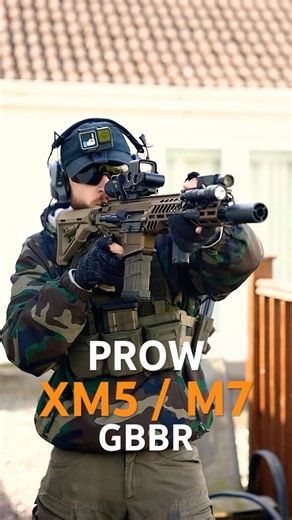 PROW XM5 NGSW MCX Spear GBBR.! #shorts #airsoft