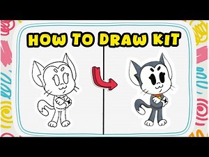 How to Draw Kit from Brawl Stars – Game Character Drawing