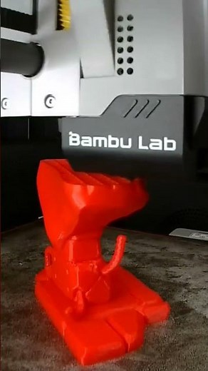 Bambu lab x1e print spiderman on 3d printer #3dprinting #bambulab #3dprint