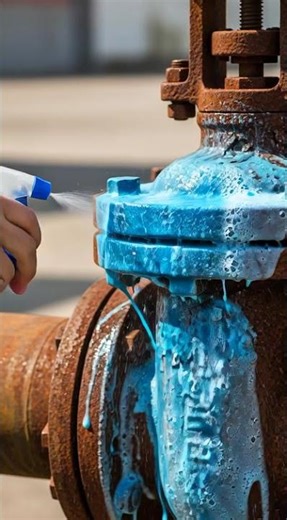 Extreme Rust Removal on Cast Iron Pipe Valve | Satisfying Industrial Cleaning 4K ASMR