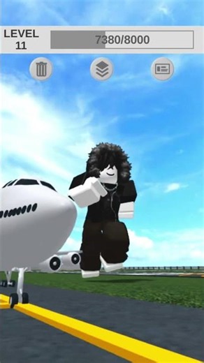 A 747 in Itty bitty airport || Roblox