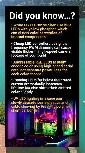 Hidden truths about PC case LED lighting, PWM dimming and human vision