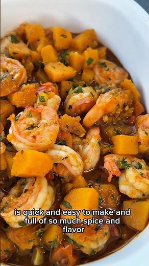 How to Make Caribbean Butternut Squash & Shrimp Stew | Fall Comfort Meal