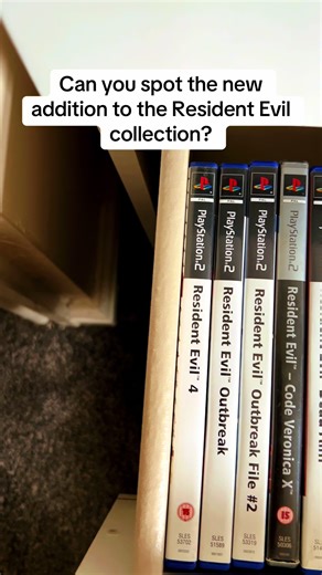 Resident Evil collection check 🧟‍♂️ Finally laid out my whole Resident Evil game collection… every title I’ve picked up over the years. But there’s one new addition in here 👀 Can you spot it? 👀 Comment which one you think is the newest game in the collection 🧩 If you guess it right, you’re a real Resident Evil fan 🧟‍♀️🔥 (I also have requium but that is being played) #ResidentEvil #RetroGaming #GameCollector #playstation #gaming