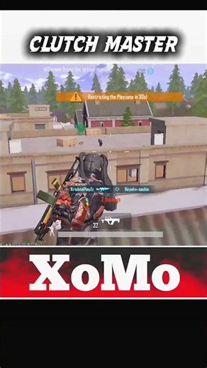 😈Quick Clutch 1Vs4 XoMo Plays 🔥#Bgmi #shorts