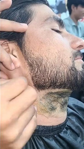 Beard Removing Process | Beard Remove Edge #haircut #barber #hairstyle